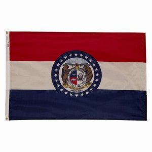 American Flag + Missouri Polyester Flag Bundle