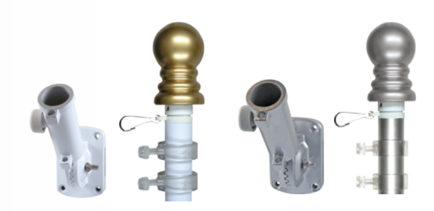 Texas Nylon Outdoor Aluminum Flagpole Kit