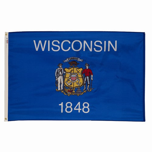 Wisconsin Polyester Flag
