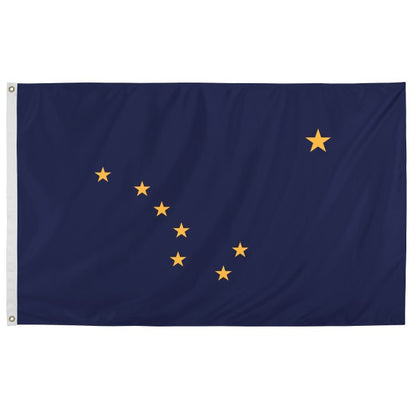 Durable polyester Alaska state flag