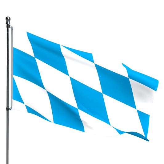Bavaria Flag – Outdoor and Indoor Nylon Bavaria Flag for Display