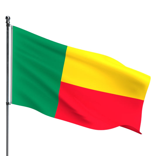 Benin Flag – Outdoor and Indoor Nylon Benin Flag for Display