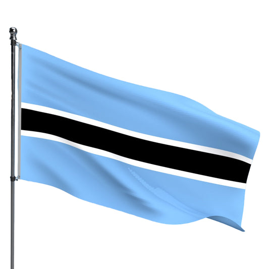 Botswana Flag – Outdoor and Indoor Nylon Botswana Flag for Display
