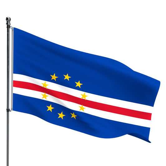 Cape Verde Flag – Outdoor and Indoor Nylon Cape Verde Flag for Display