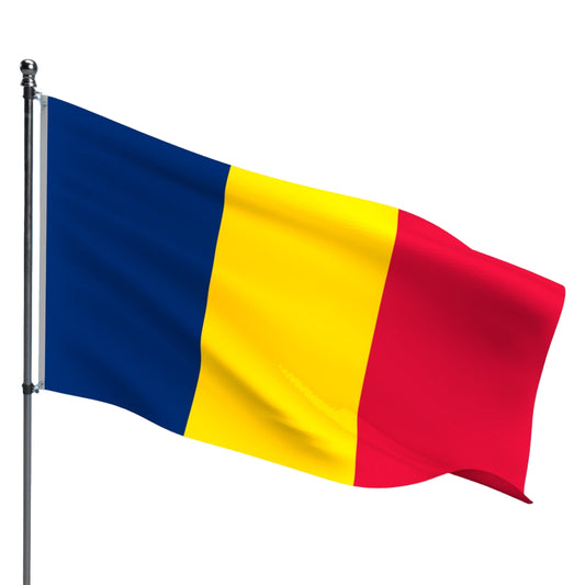 Chad Flag – Outdoor and Indoor Nylon Chad Flag for Display