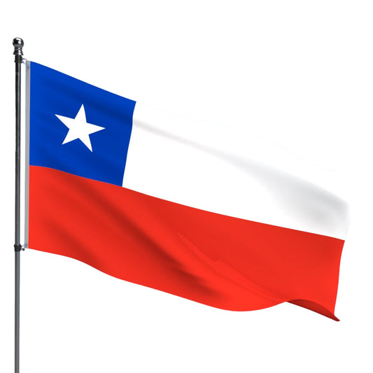 Chile Flag – Outdoor and Indoor Nylon Chile Flag for Display