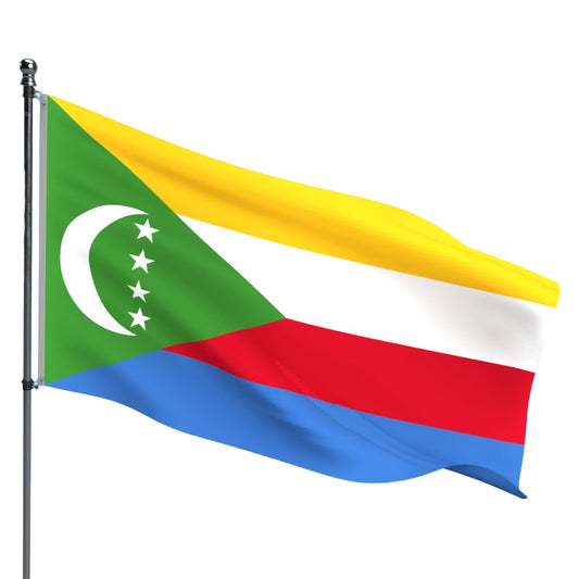 Comoros Flag – Outdoor and Indoor Nylon Comoros Flag for Display