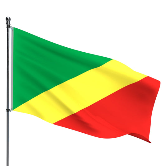Congo Flag – Outdoor and Indoor Nylon Congo Flag for Display