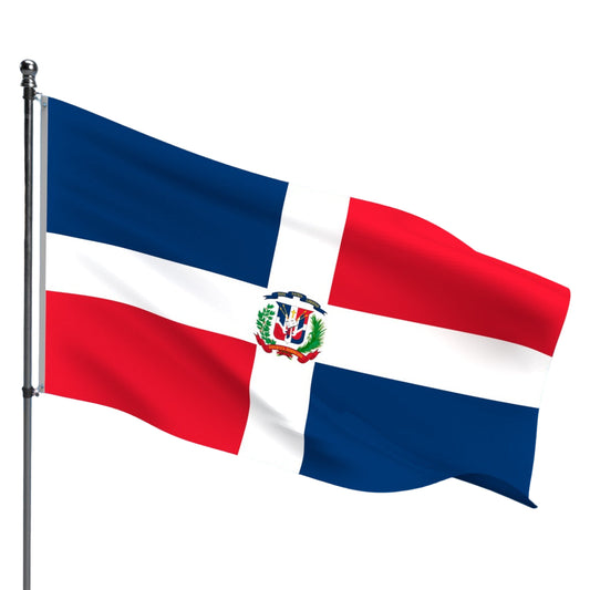 Dominican Republic Flag – Outdoor and Indoor Nylon Dominican Republic Flag for Display