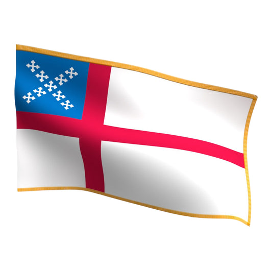episcopal indoor flag pole hem sleeve fringe