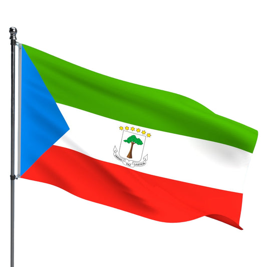 Equatorial Guinea Flag – Outdoor and Indoor Nylon Equatorial Guinea Flag for Display