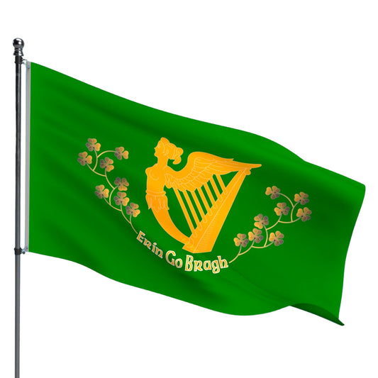 Erin Go Bragh Flag – Outdoor and Indoor Nylon Erin Go Bragh Flag for Display