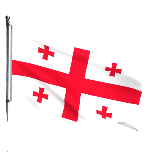 Georgia Republic Flag – Outdoor and Indoor Nylon Georgia Republic Flag for Display