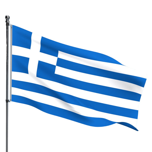 Greece Flag – Outdoor and Indoor Nylon Greece Flag for Display