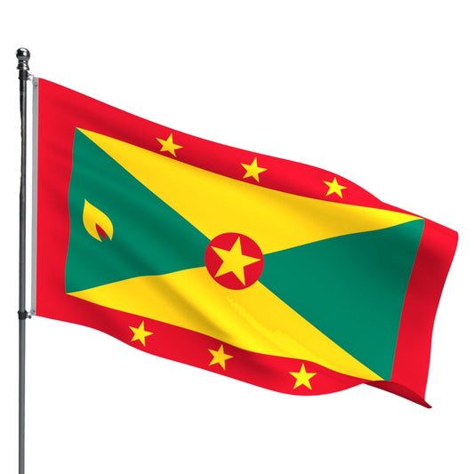 Grenada Flag – Outdoor and Indoor Nylon Grenada Flag for Display