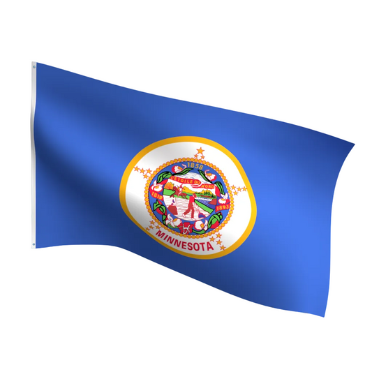 Historic Minnesota Nylon State Flag