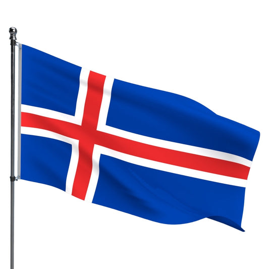 Iceland Flag – Outdoor and Indoor Nylon Iceland Flag for Display