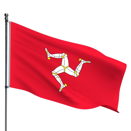 Isle Of Man Flag – Outdoor and Indoor Nylon Isle Of Man Flag for Display