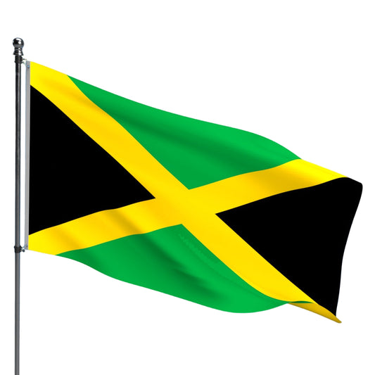 Jamaica Flag – Outdoor and Indoor Nylon Jamaica Flag for Display