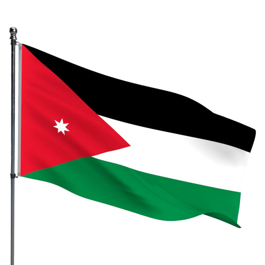 Jordan Flag – Outdoor and Indoor Nylon Jordan Flag for Display