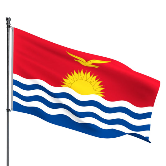 Kirabati Flag – Outdoor and Indoor Nylon Kirabati Flag for Display