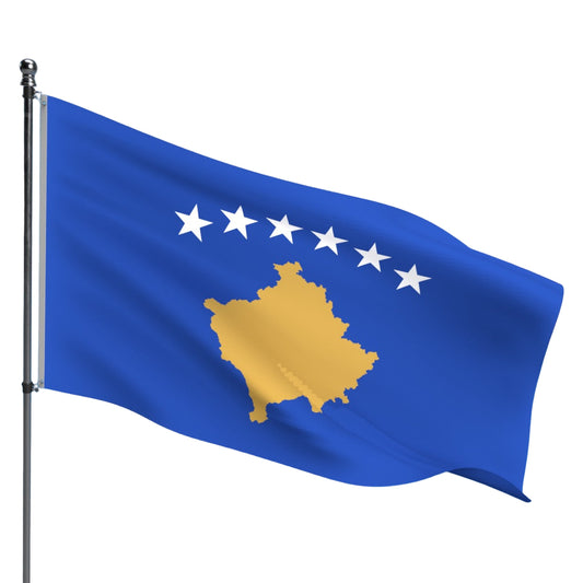 Kosovo Flag – Outdoor and Indoor Nylon Kosovo Flag for Display