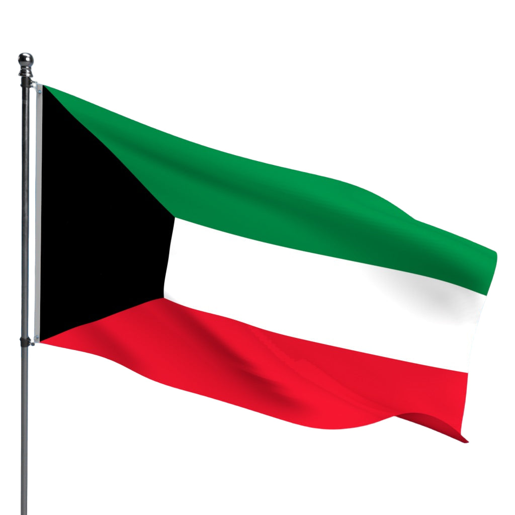 Kuwait Flag – Outdoor and Indoor Nylon Kuwait Flag for Display