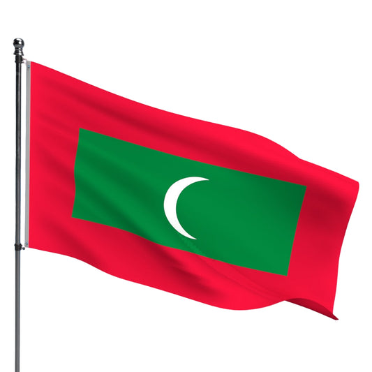 Maldives Flag – Outdoor and Indoor Nylon Maldives Flag for Display
