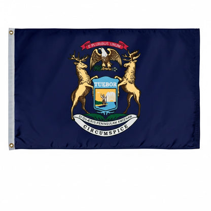Michigan Polyester Flags