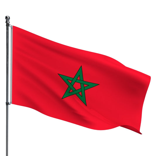 Morocco Flag – Outdoor and Indoor Nylon Morocco Flag for Display