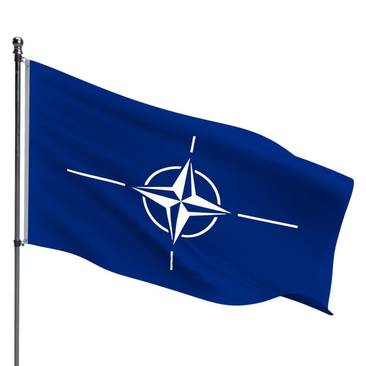 Nato Flag – Outdoor and Indoor Nylon Nato Flag for Display
