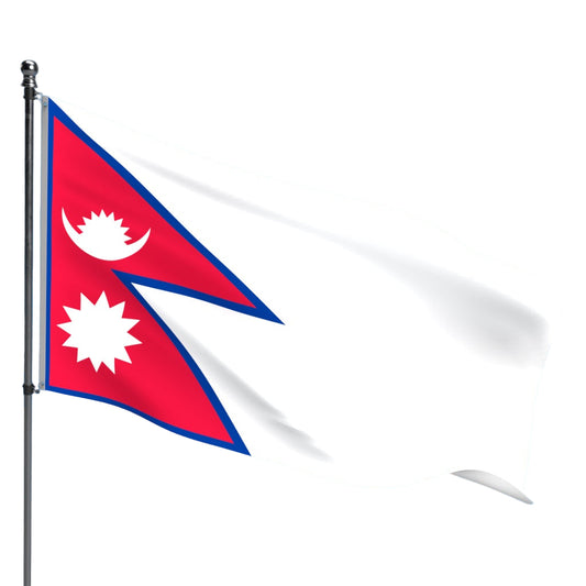 Nepal Flag – Outdoor and Indoor Nylon Nepal Flag for Display