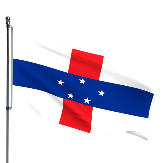 Netherlands Antilles Flag – Outdoor and Indoor Nylon Netherlands Antilles Flag for Display
