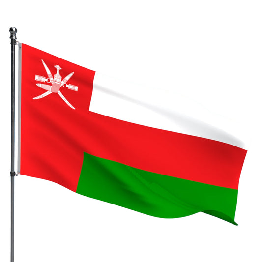 Oman Flag – Outdoor and Indoor Nylon Oman Flag for Display