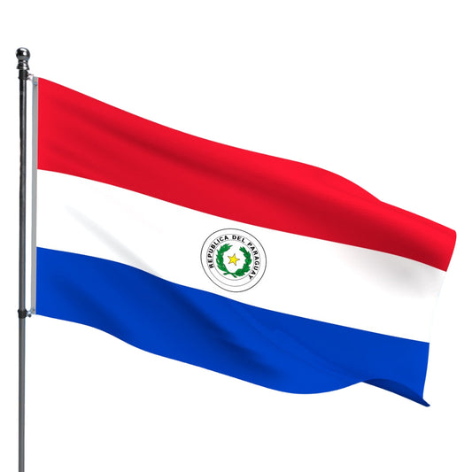 Paraguay Flag – Outdoor and Indoor Nylon Paraguay Flag for Display