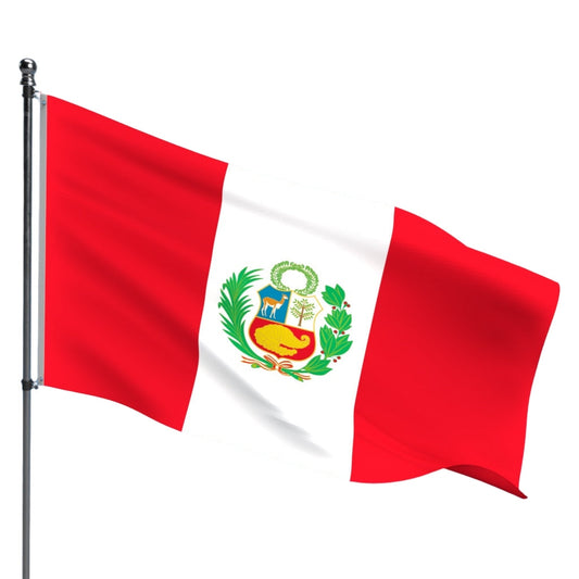 Peru Flag – Outdoor and Indoor Nylon Peru Flag for Display