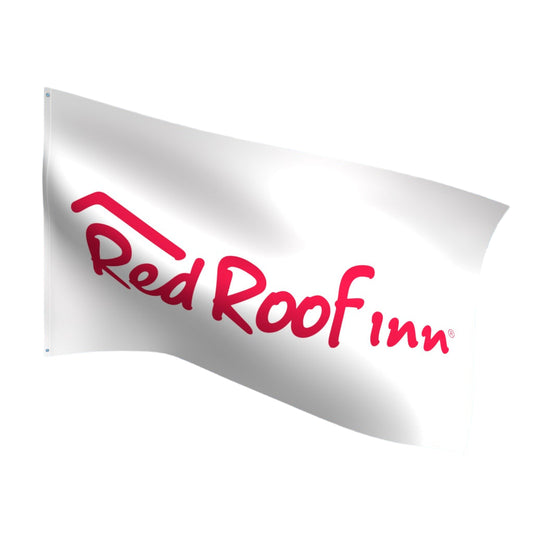 Red Roof Inn Flag – Durable Outdoor Flag Made in the USA