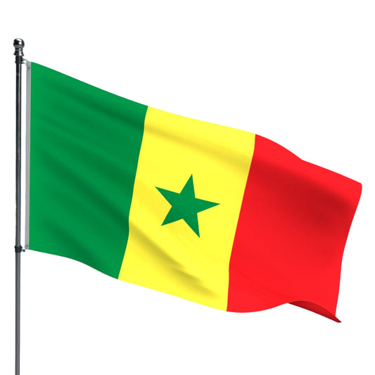Senegal Flag – Outdoor and Indoor Nylon Senegal Flag for Display