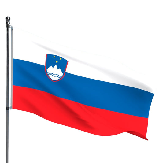 Slovenia Flag – Outdoor and Indoor Nylon Slovenia Flag for Display