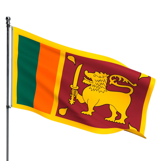 Sri Lanka Flag – Outdoor and Indoor Nylon Sri Lanka Flag for Display