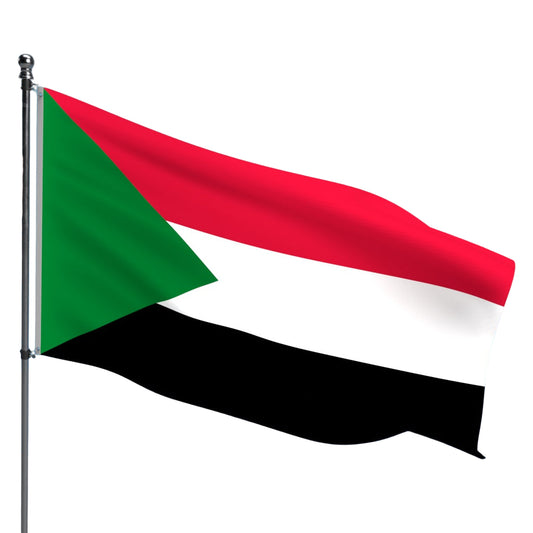 Sudan Flag – Outdoor and Indoor Nylon Sudan Flag for Display