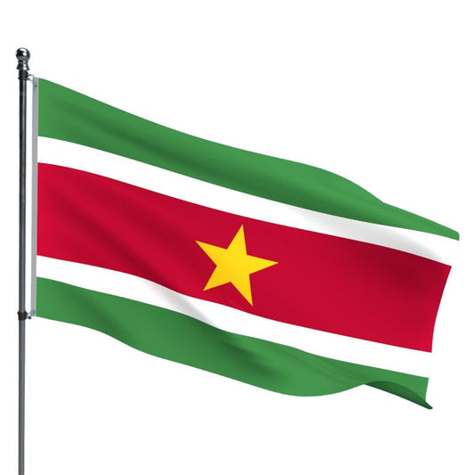Suriname Flag – Outdoor and Indoor Nylon Suriname Flag for Display