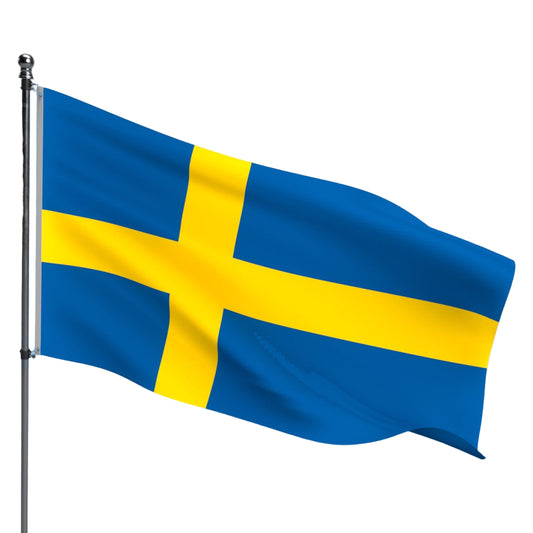 Sweden Flag – Outdoor and Indoor Nylon Sweden Flag for Display