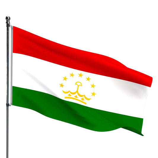 Tajikistan Flag – Outdoor and Indoor Nylon Tajikistan Flag for Display