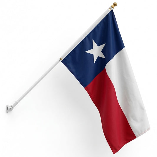 Texas Nylon Outdoor Aluminum Flagpole Kit