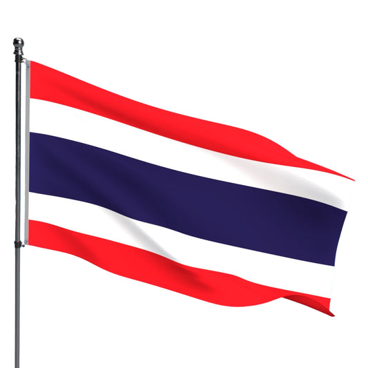 Thailand Flag – Outdoor and Indoor Nylon Thailand Flag for Display