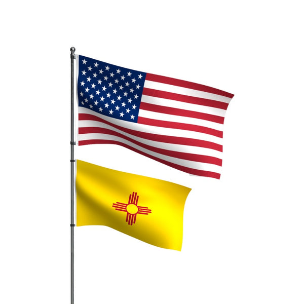 American Flag + New Mexico Flag Nylon Bundle