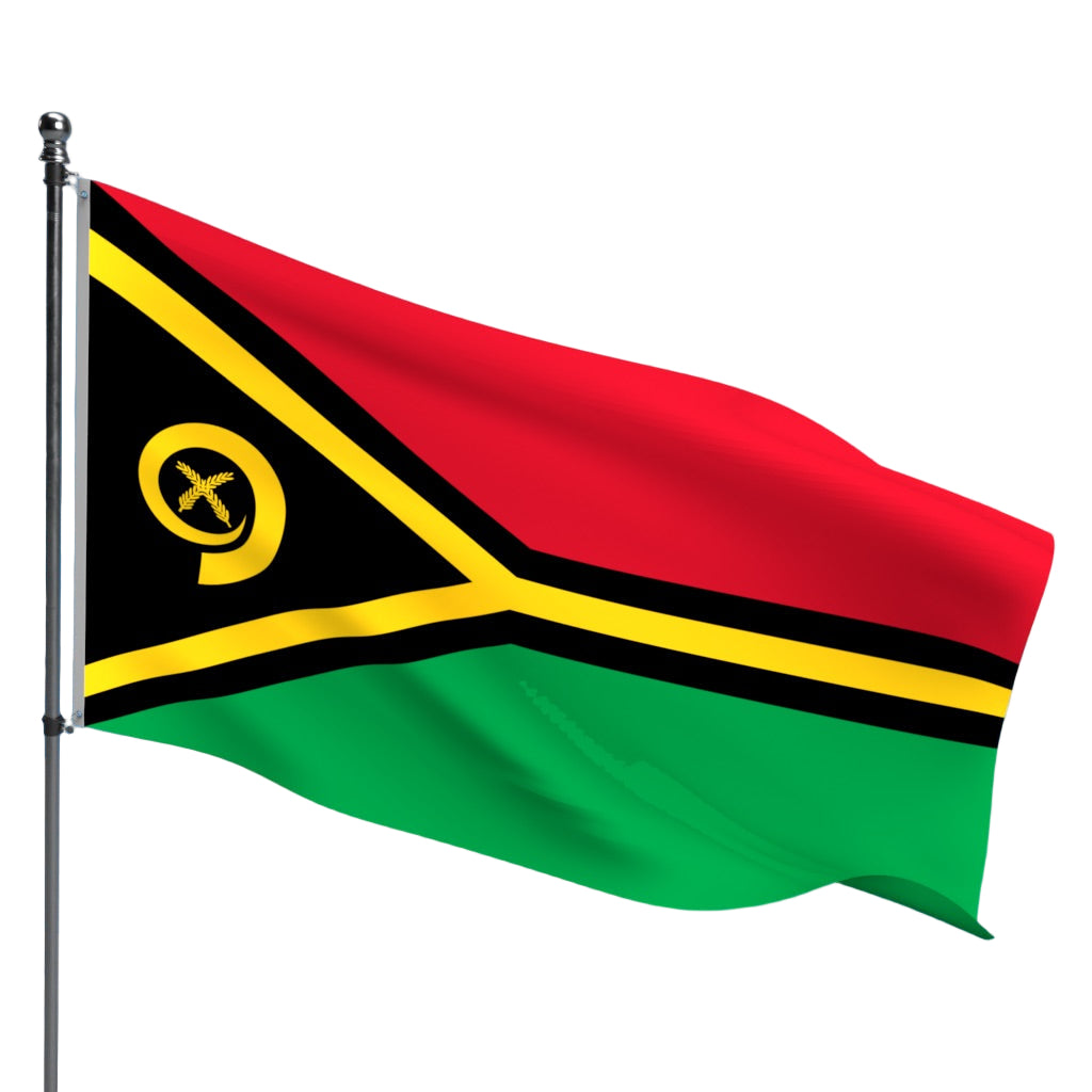 Vanuatu Flag – Outdoor and Indoor Nylon Vanuatu Flag for Display
