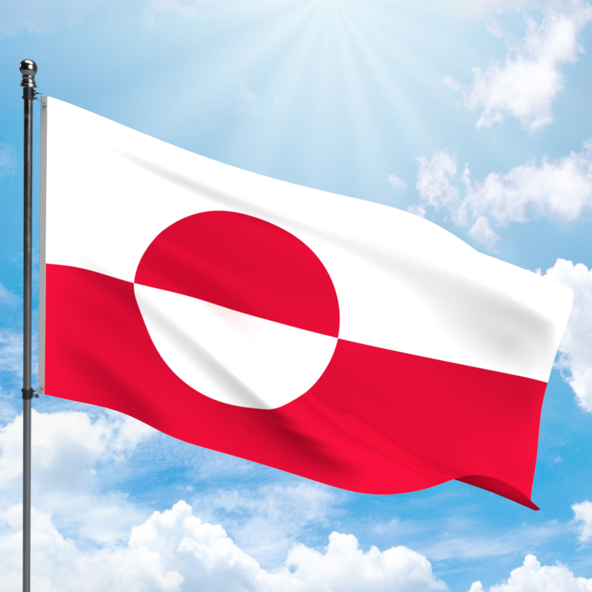 Picture of GREENLAND FLAG
