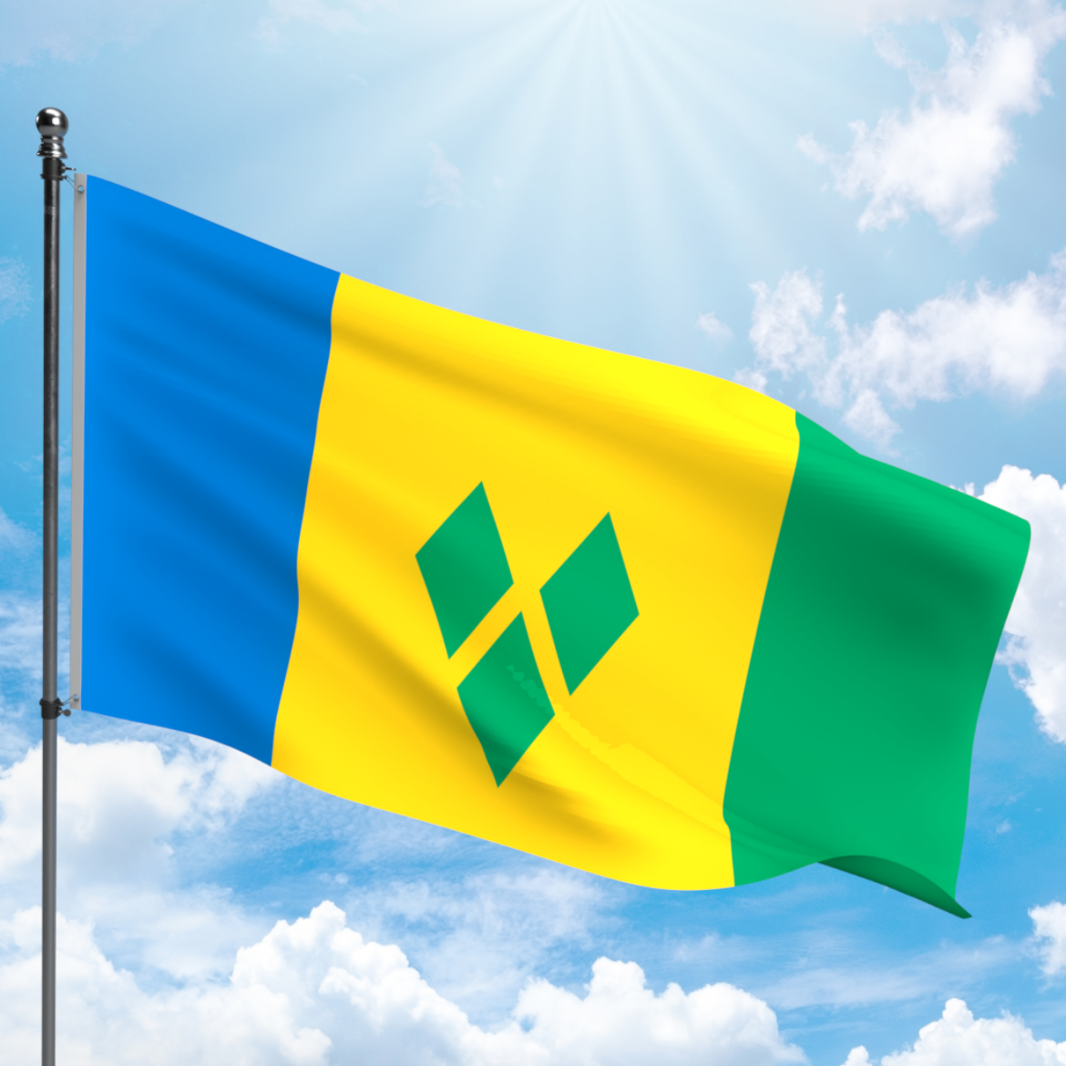 Picture of ST. VINCENT & THE GRENADINES FLAG